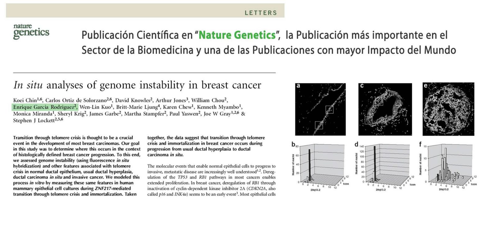Nature Genetics publication reference