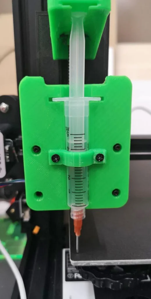 Bio-extrusion assembly developed as part of the Open3DBio project.
