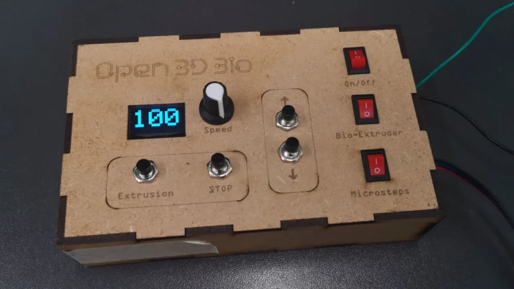 Custom bioprinter control system developed as part of the Open3DBio project.